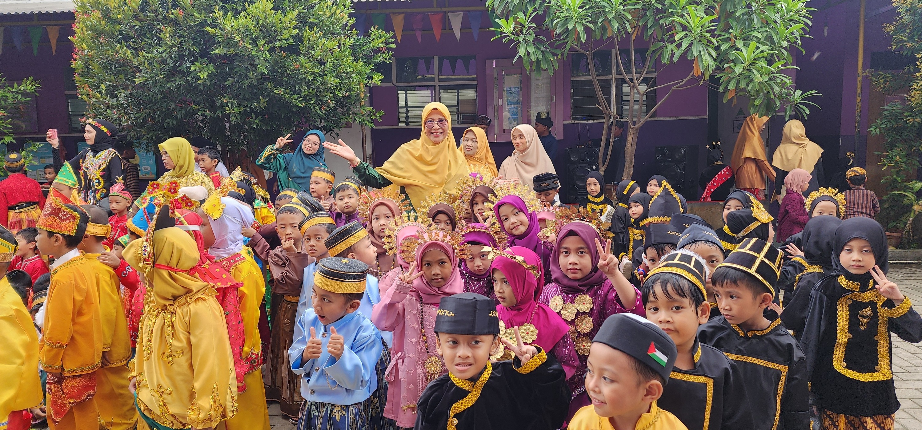 Suasana pembelajaran di unit pendidikan Ar-Rajwaa